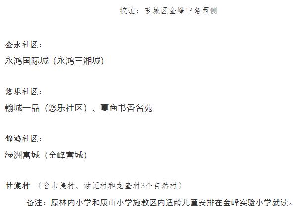 漳州公布3所新建小学施教区学位,漳州市区三所实验小学