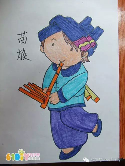 各族儿童简笔画的图片,56民族儿童简笔画大全