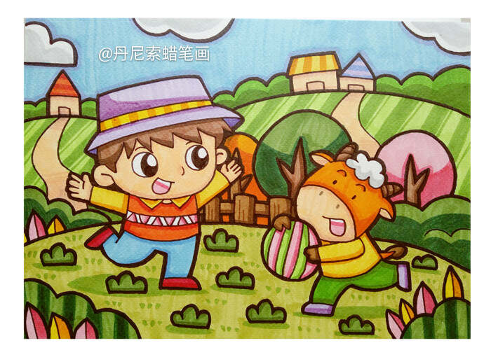 8-12岁儿童绘画范画,简单又好画的儿童画大全