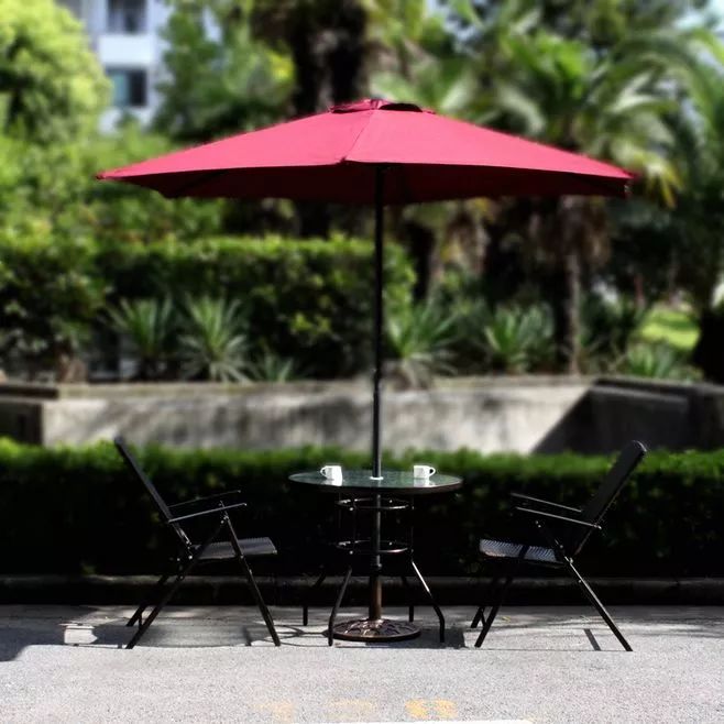 户外遮阳伞使用技巧图片,户外遮阳伞选择方式