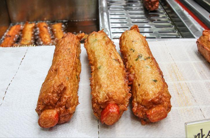 韩国市场的热门小吃韩国街头小吃,韩国人吃韩国美食