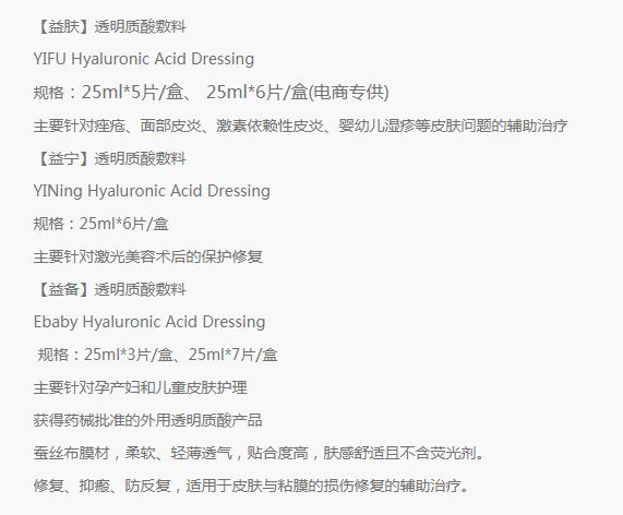 新瑞透明质酸钠沁润修护面膜,透明质酸类面膜