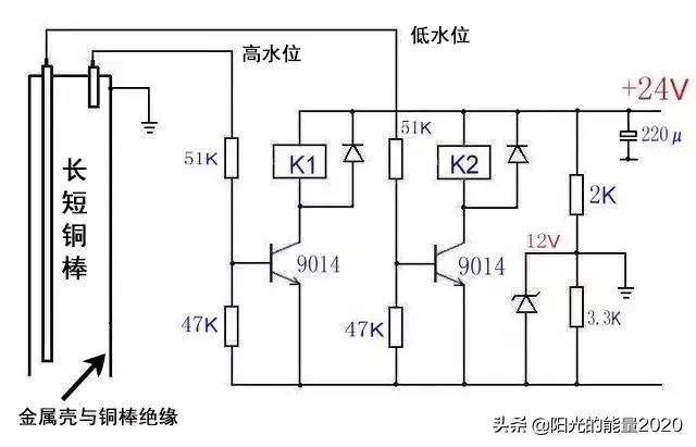 输送带自动控制电气原理图,自动控制电气图讲解