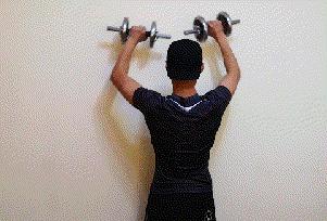 肩膀哑铃推举的正确方法,哑铃推举正确的起手方法