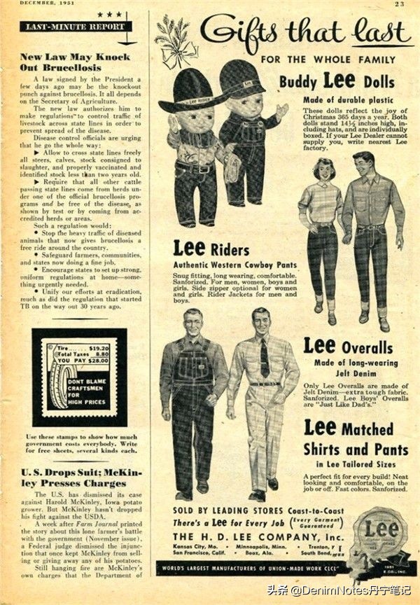 Lee130周年献礼，BuddyLee七大潮牌联乘，极具收藏价值