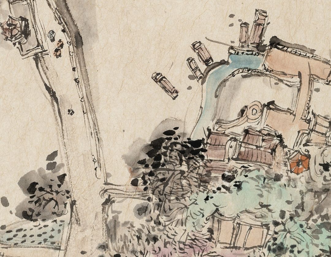 龙瑞早期山水画,龙瑞写意山水技法