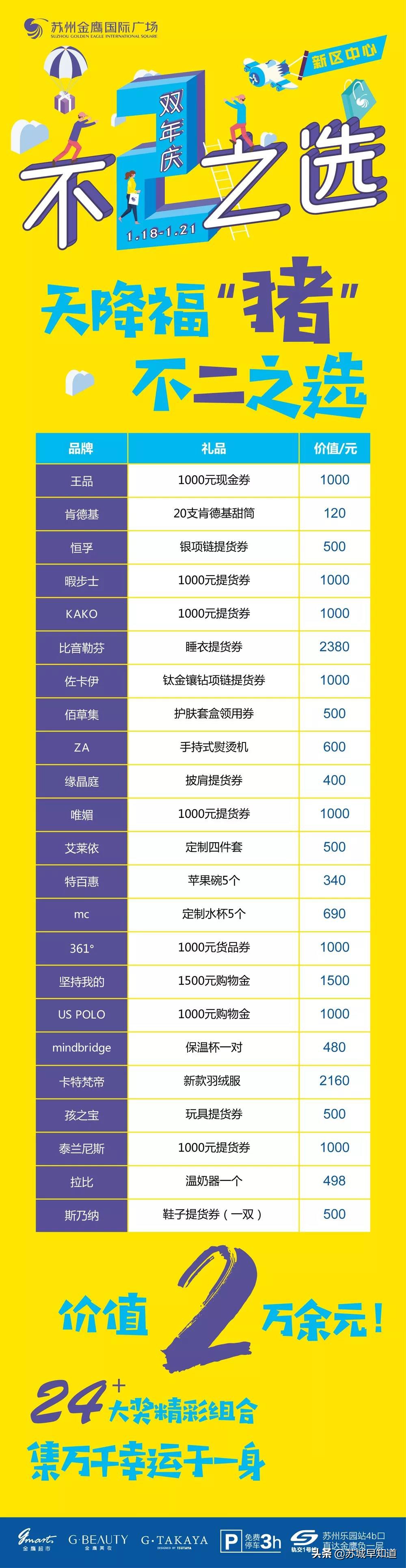 信息量爆炸！双年庆他们是认真的，每天惊喜，承包你的吃喝玩乐购