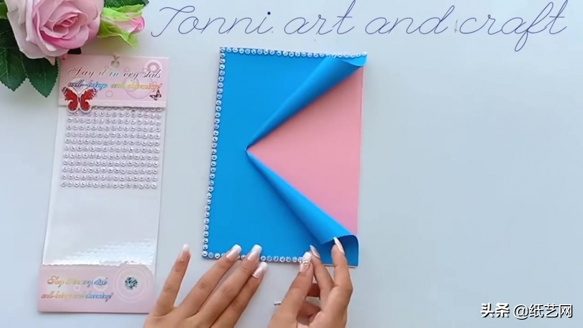 新年贺卡用卡纸还是彩纸,一看就会的超简单手工新年贺卡