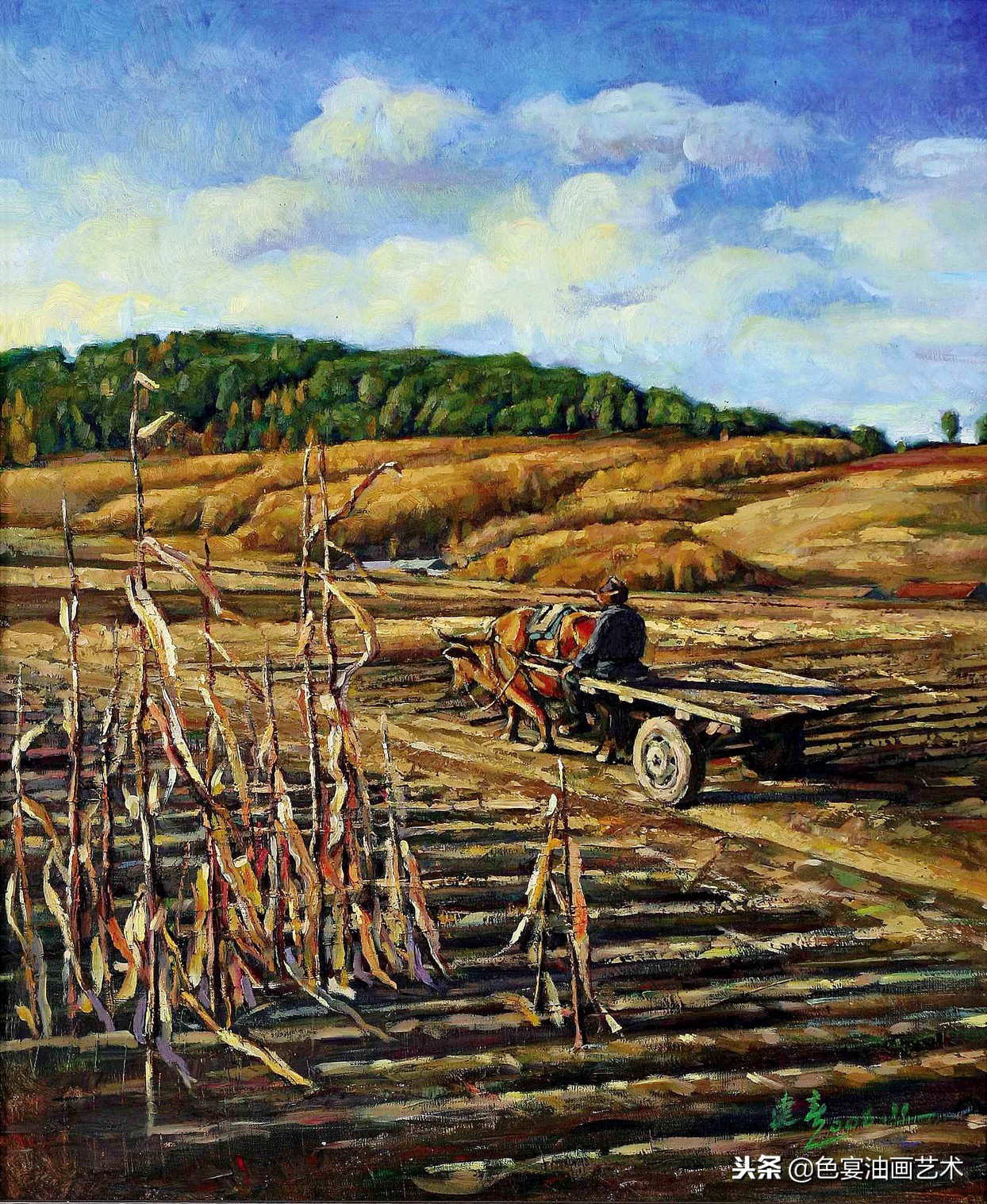 俄罗斯油画大师风景油画教程视频,油画大师油画风景创作教学视频