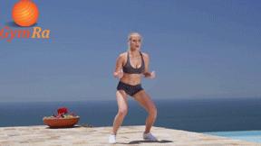 女健身动作基础教学燃脂,30分钟徒手hiit健身动作大全