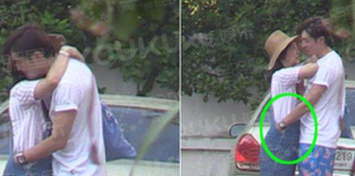 赵薇和友人聚餐,赵薇吻戏片段