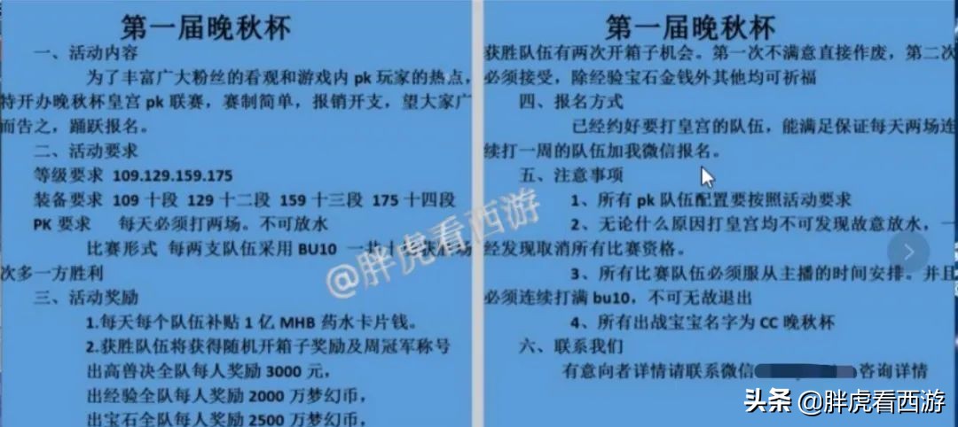 晚秋梦幻西游颁奖,梦幻西游晚秋杯