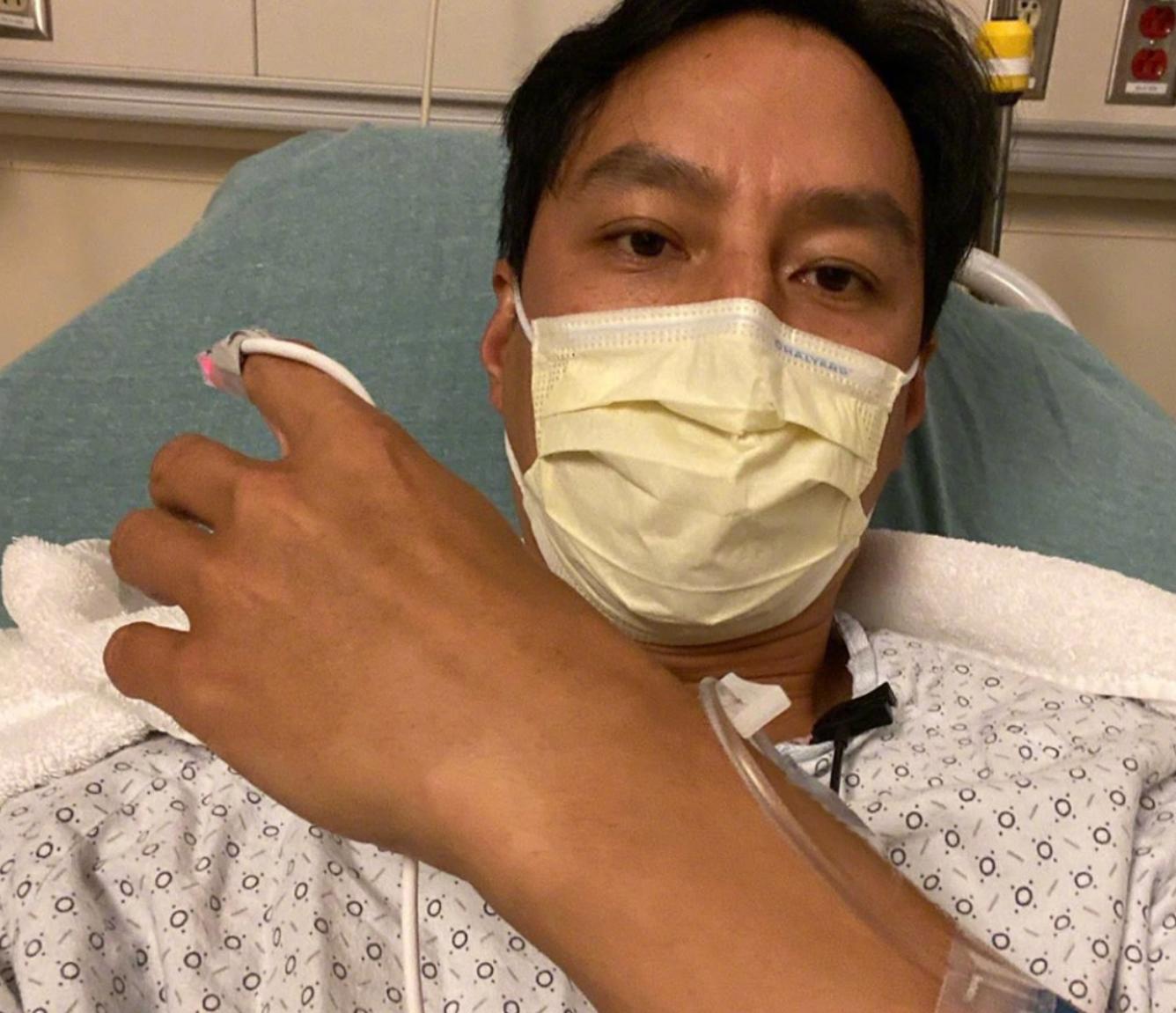 吴彦祖阑尾炎恢复过程图,吴彦祖微博自曝曾因阑尾炎险丧命