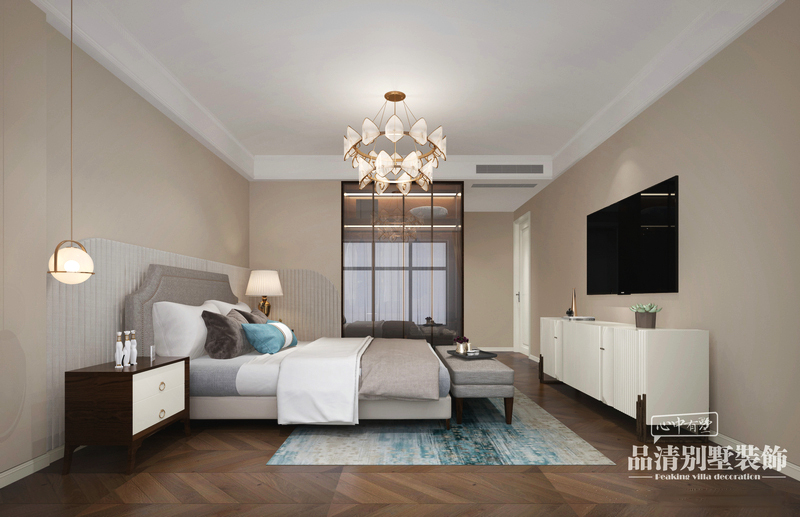 无锡别墅装修｜万科信成道268平现代美式装修风格赏析