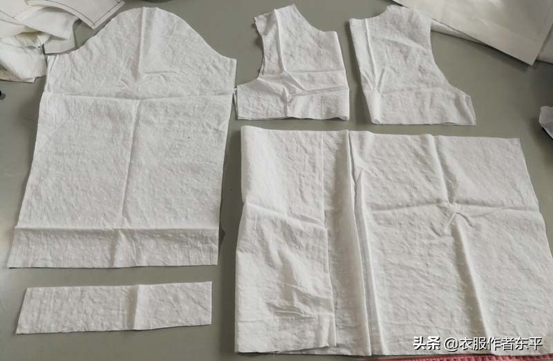 儿童衬衣领子制作教程,小布头手工制作衬衫