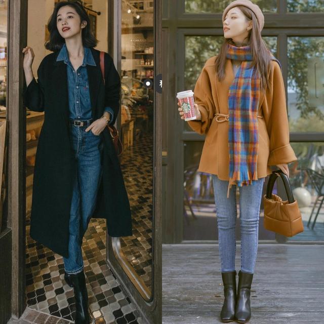 牛仔裤短靴秋冬搭配,30-40岁洋气女短靴搭牛仔裤