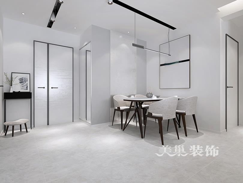 美巢装饰精装效果图,美巢三室两厅效果图