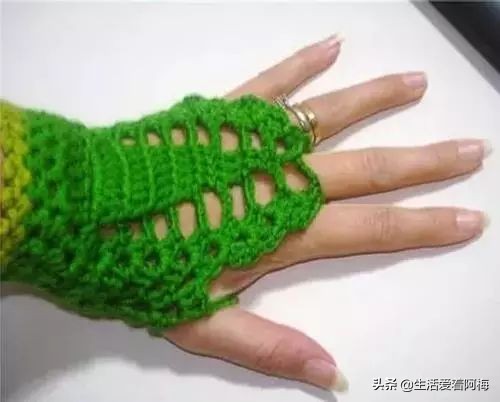 0-6个月的手套编织教程,冬季保暖简约手套编织视频教程