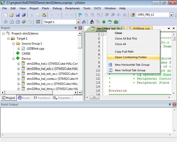 使用VisualGDB开发KeilMDK-ARM项目
