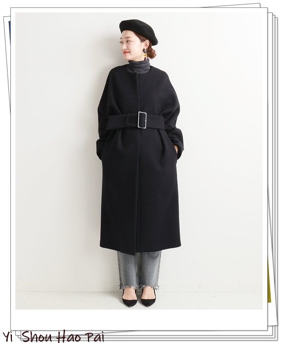 适合40岁女人的百搭大衣,白羊绒大衣穿搭40岁女士气质穿搭