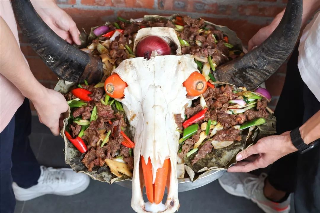 韶关牛在江湖特色牛头全牛宴,牛头宴298元南海