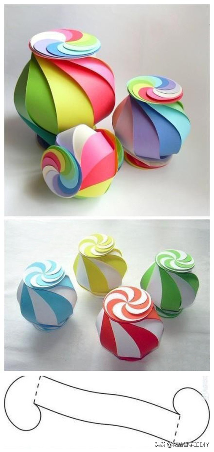 礼物手工diy好看,扁平型正方形礼物包装教程简单