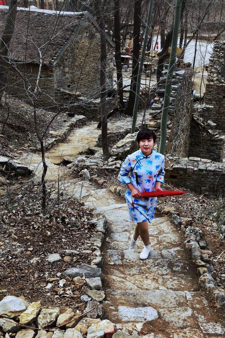 费县古村落景区,费县千年古村利山涧