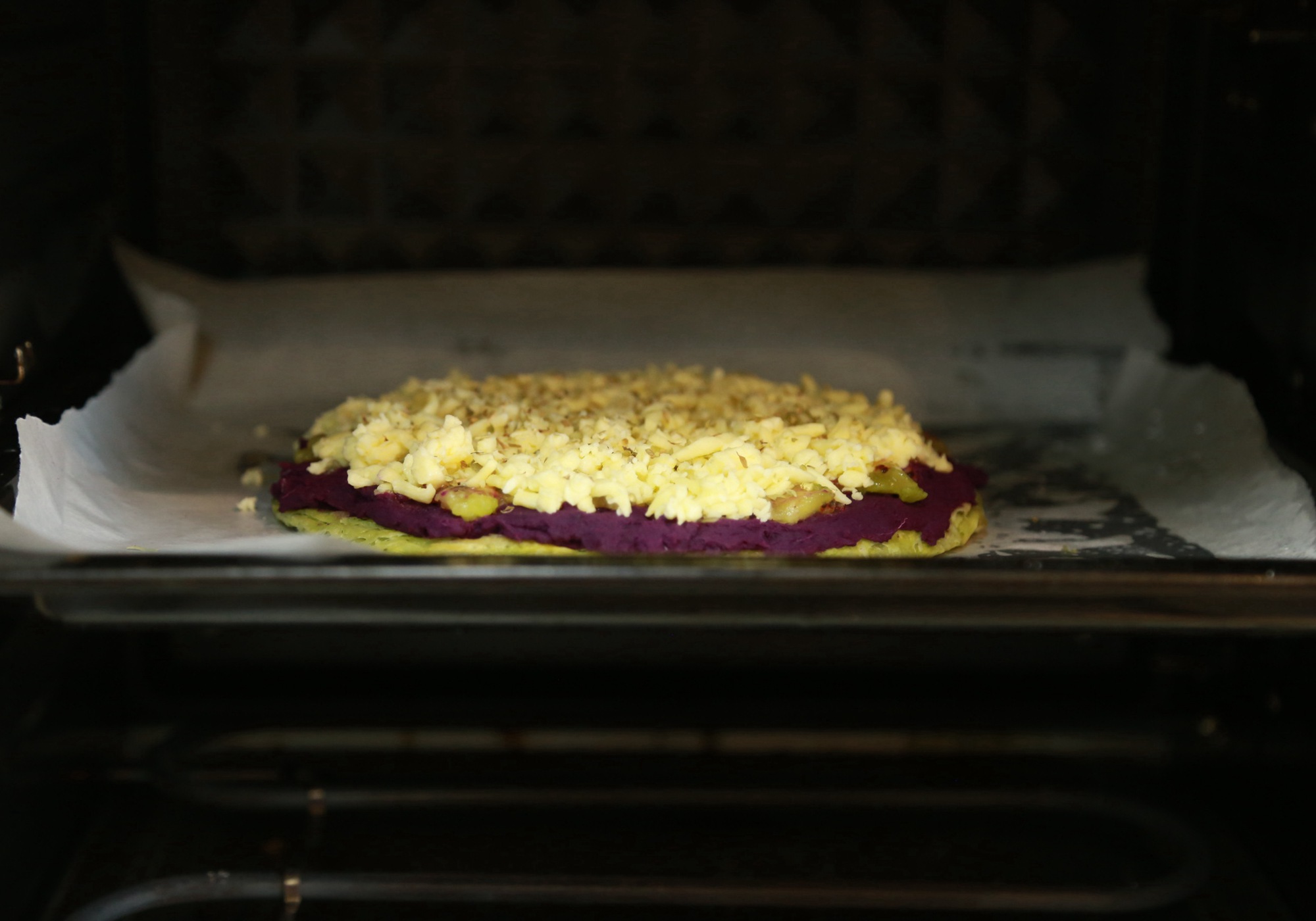 自制披萨不用饼底,自制披萨奶香浓郁又拉丝