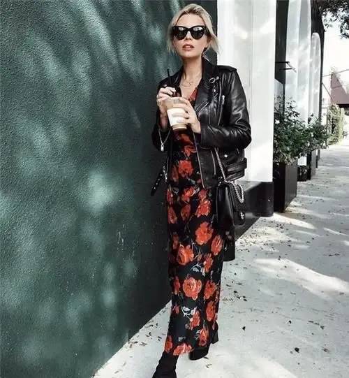 半身法式碎花裙怎么搭配好看,法式碎花裙搭配图片大全