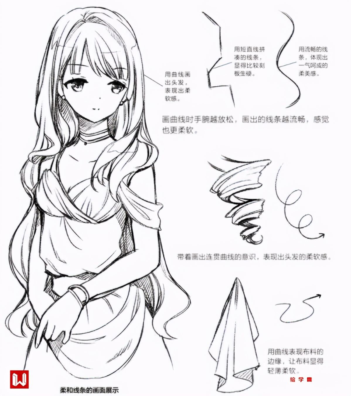 怎样画线条画的更好看更生动,怎样画线条好看