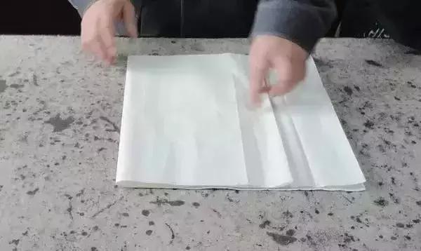 书法对联折纸方法图解,四个字书法折纸方法