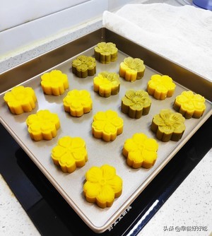 自制豆沙馅的简易绿豆糕方法,家庭自制绿豆糕最简单的方法