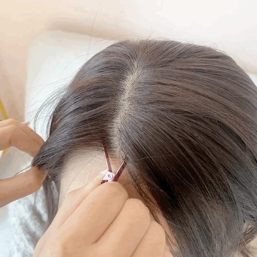 刘海油塌贴头皮怎么办,刘海油头发干枯