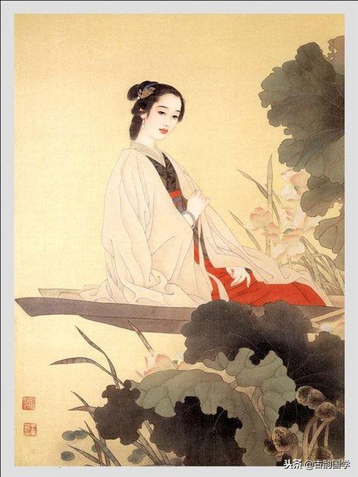 中国古典百美诗画（上）：一位佳丽一首古诗，可谓赏心悦目，收藏