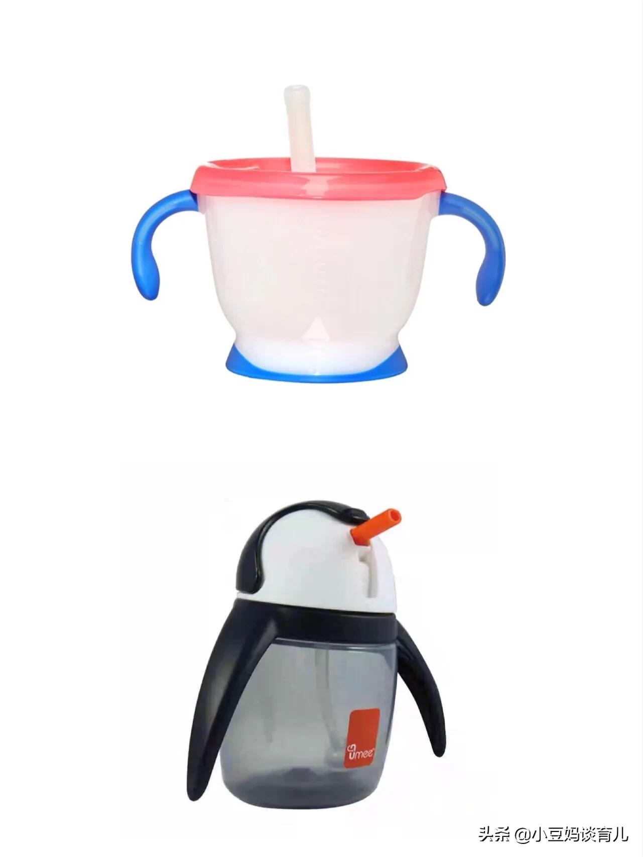 宝宝学饮吸管杯密封防漏耐摔,宝宝吸管式学饮杯