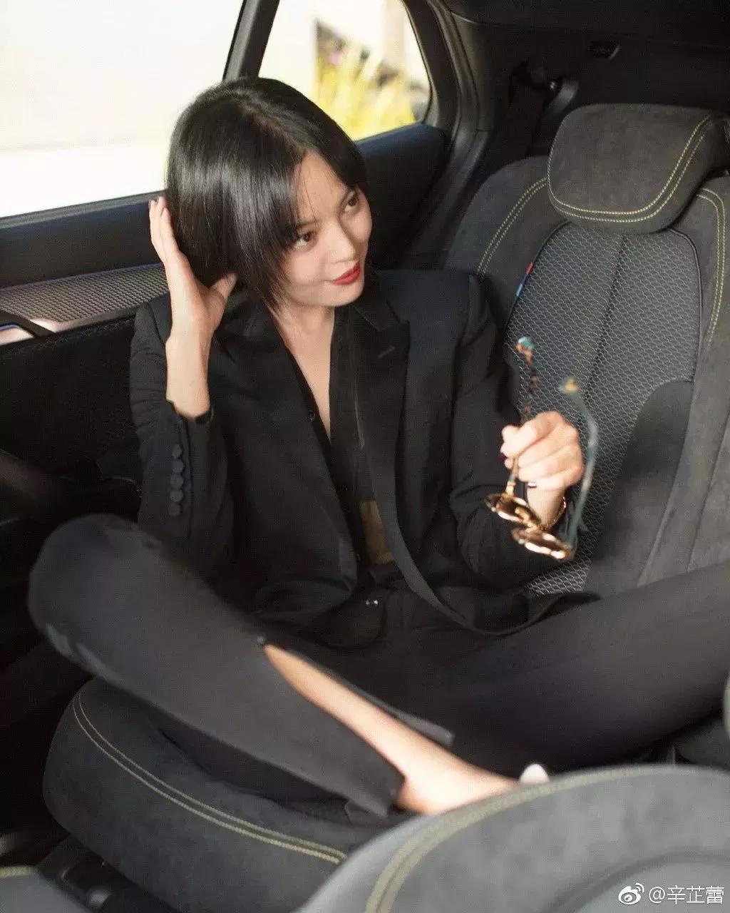 脸大适合辛芷蕾发型么,辛芷蕾中长锁骨发层次发型图片