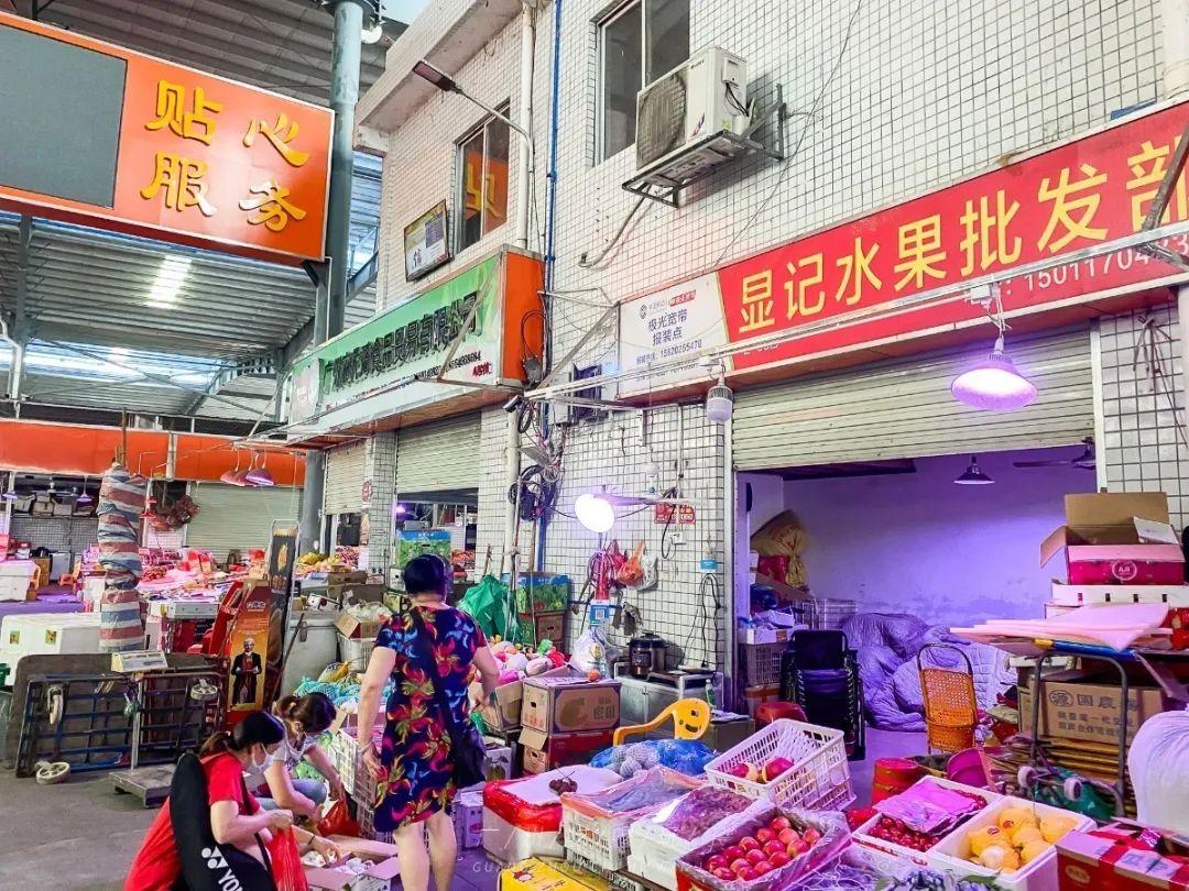 地铁坐到水果市场附近,广州天平架水果市场
