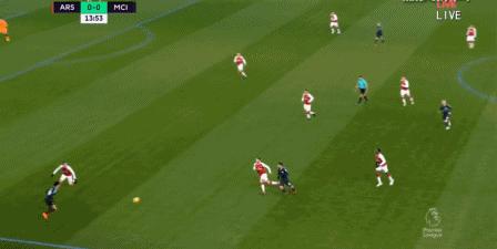 萨内91次过人,萨内错失单刀