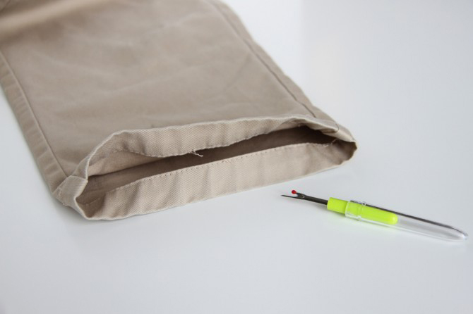 裤子太长有什么办法变短点,裤子太长了怎么改短好看