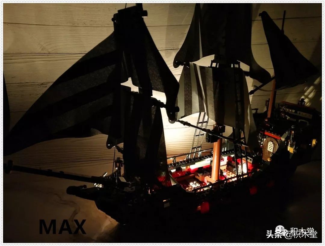 「虚测评」哲高积木QL1801海盗船之骷髅冒险号