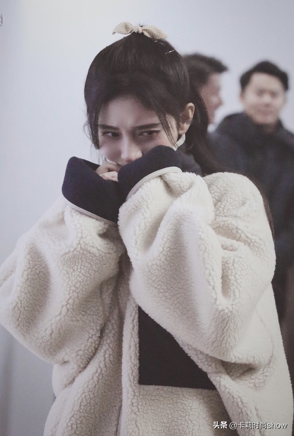 鞠婧祎单马尾发带视频教程,发带绑发丝带鞠婧祎同款