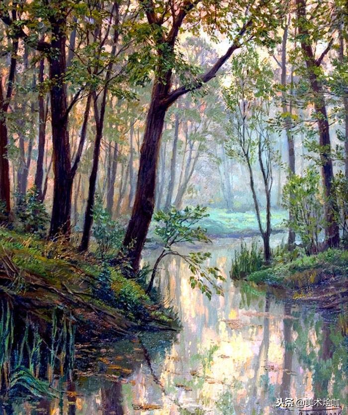 俄罗斯油画大师风景油画教程视频,俄罗斯维克多风景油画视频作品