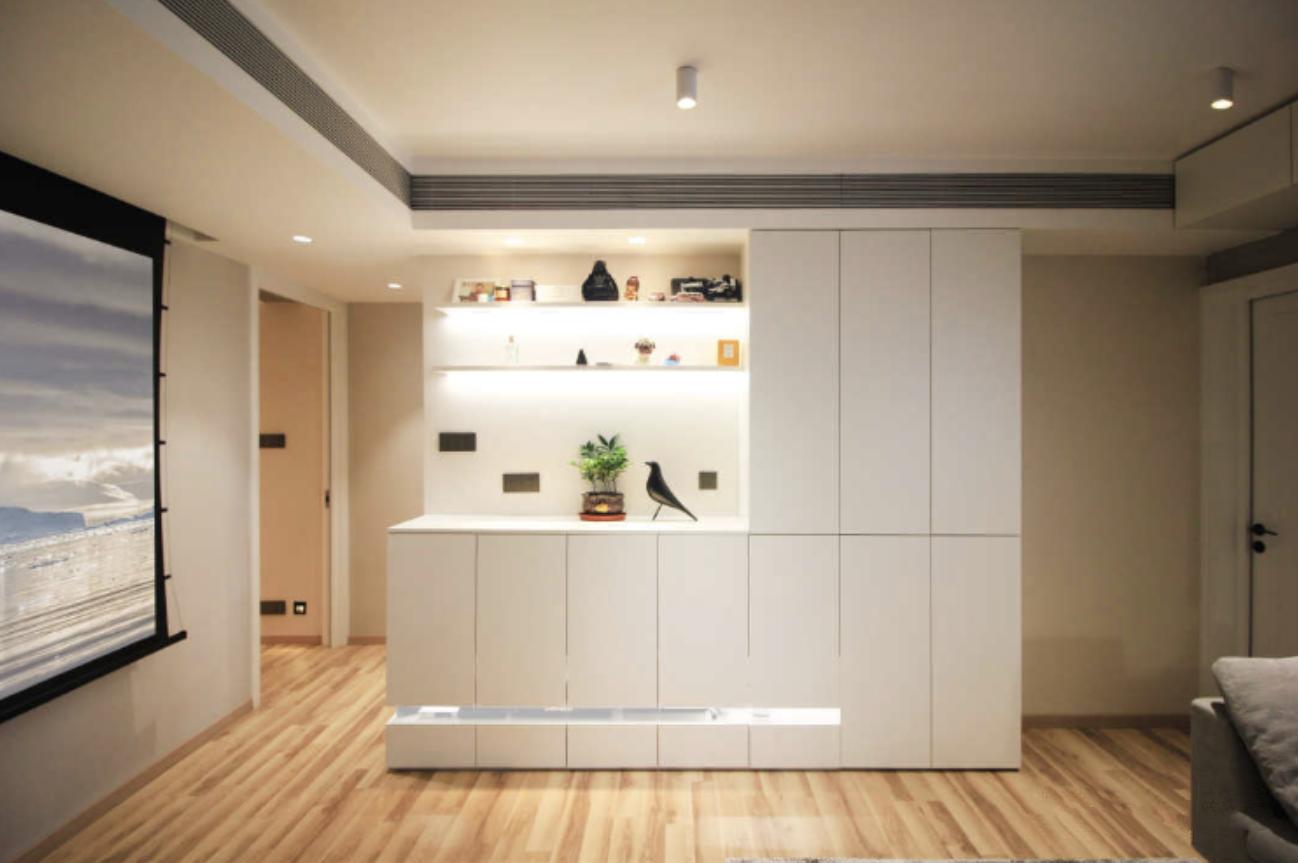 如何把电视墙和走廊变为一体,小户型把电视墙改在过道墙面上