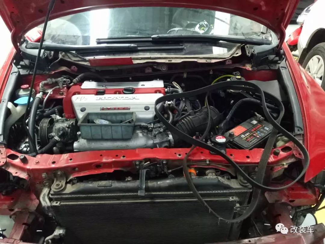 八代本田思域改k20过程,八代思域r20改装案例