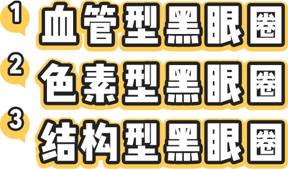 黑眼圈分几种怎么治,黑眼圈的种类和解决办法