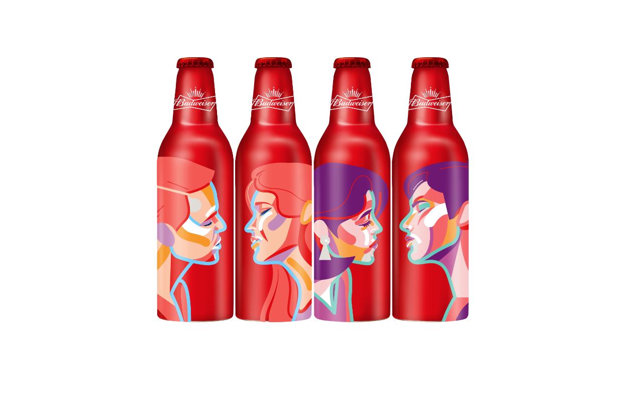 爱不止一种百威推出七夕限定款亲吻瓶让你表白真爱与真我