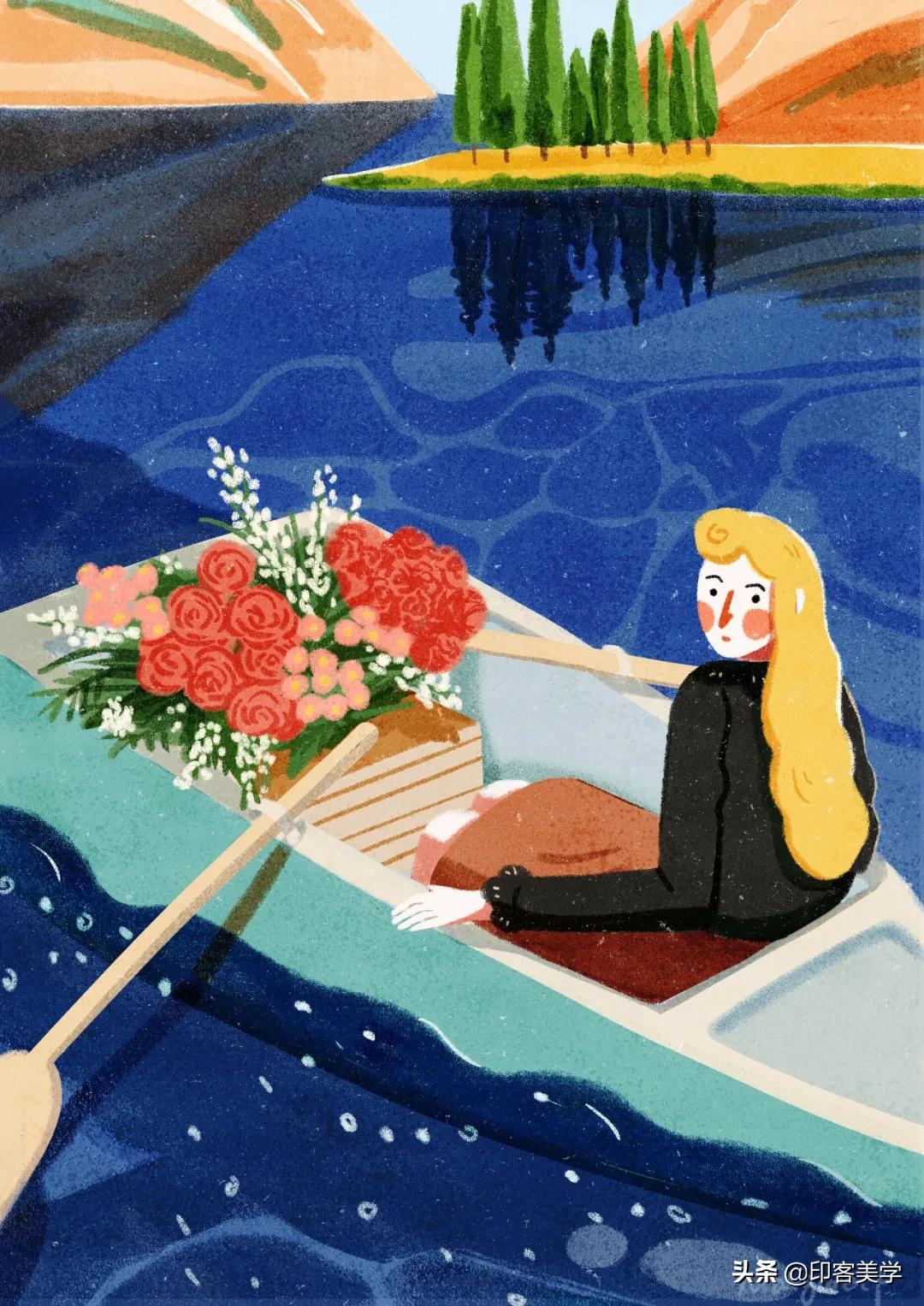 四季插画图片大全,100张唯美插画图