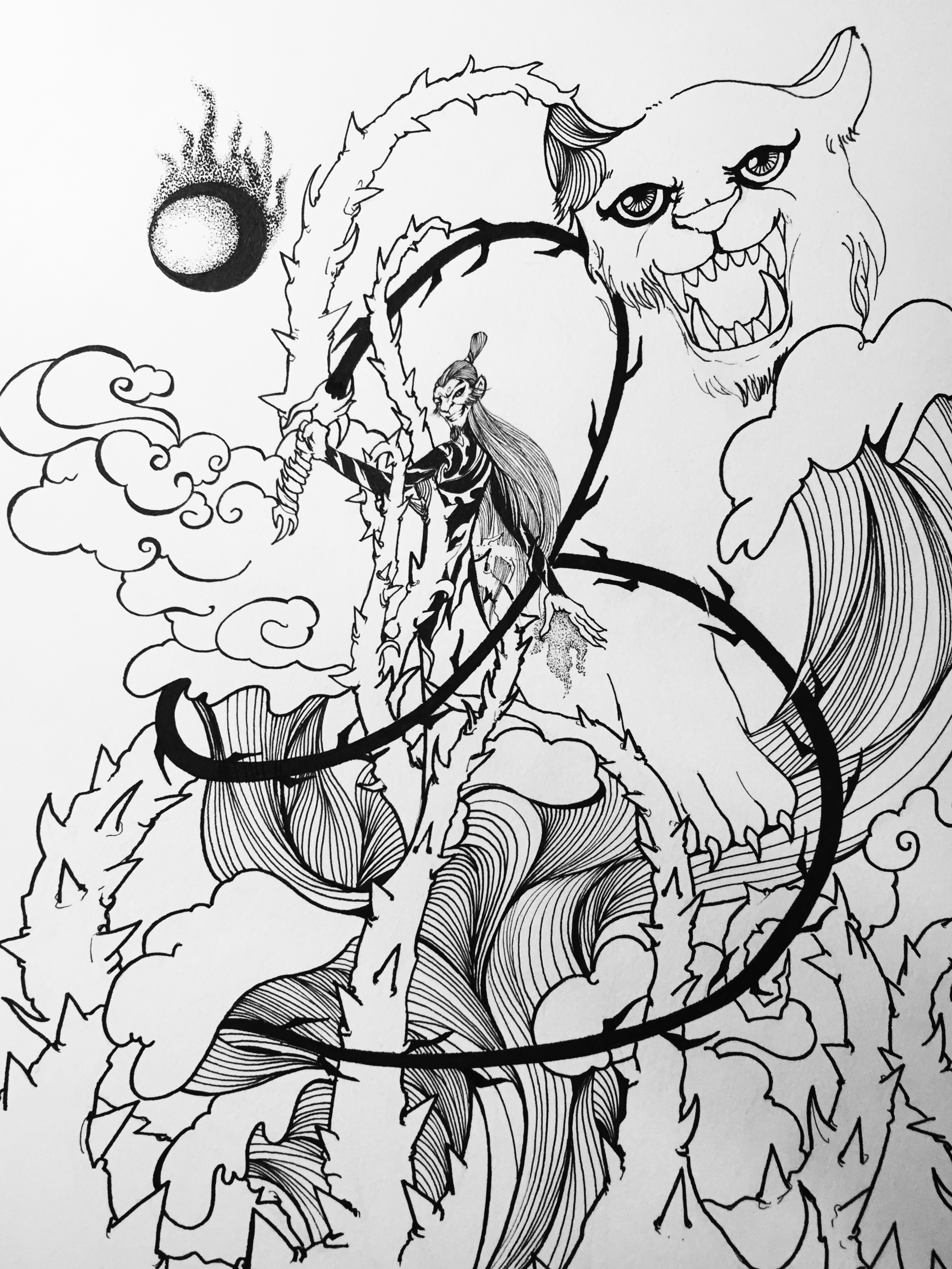 线描绘画教程入门零基础,线描画自学教程哪种好