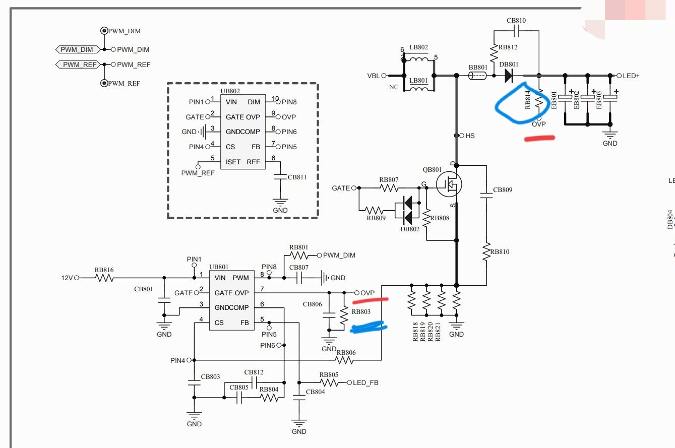 海尔ld32u3100无背光修理,海尔ld32u3100背光电源故障
