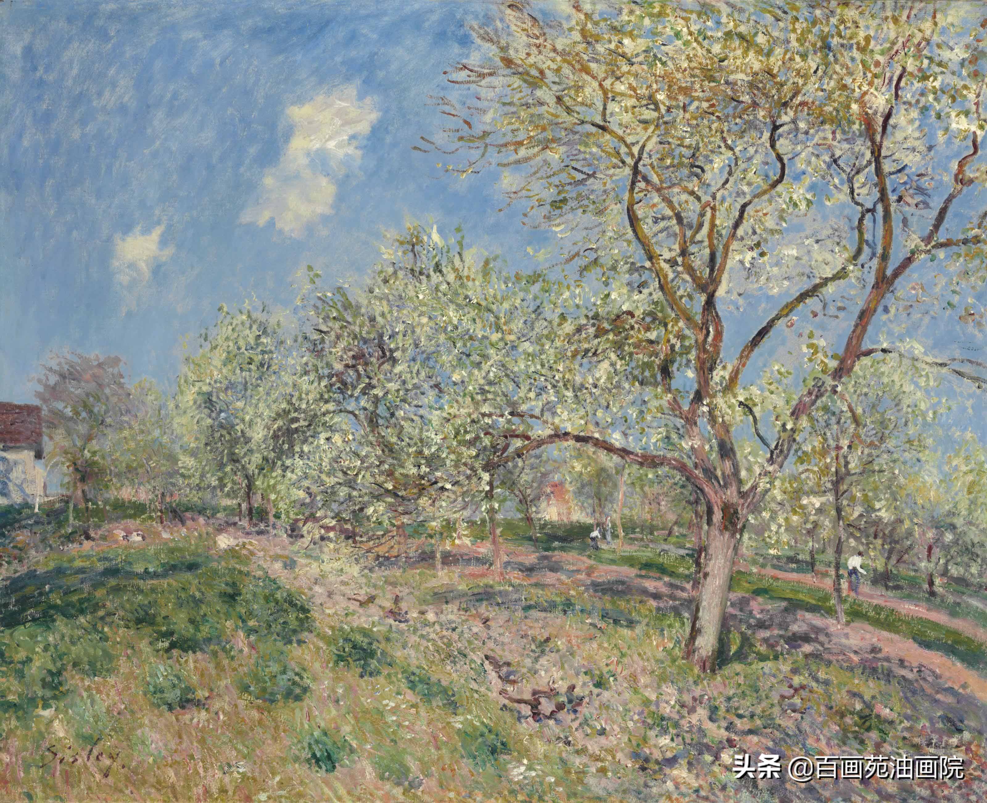 星空油画唯美风景画教程,油画大师怎么画雪景